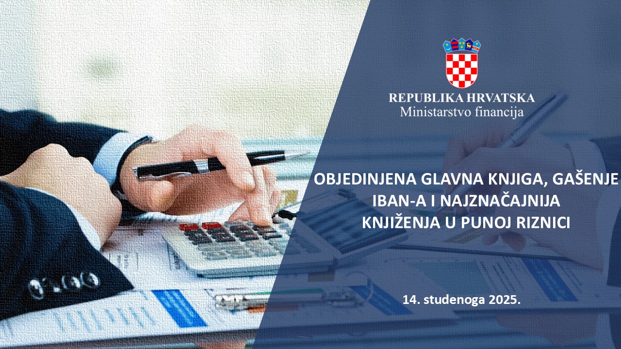 OBJEDINJENA GLAVNA KNJIGA, GAŠENJE IBAN-A I NAJZNAČAJNIJA KNJIŽENJA U PUNOJ RIZNICI